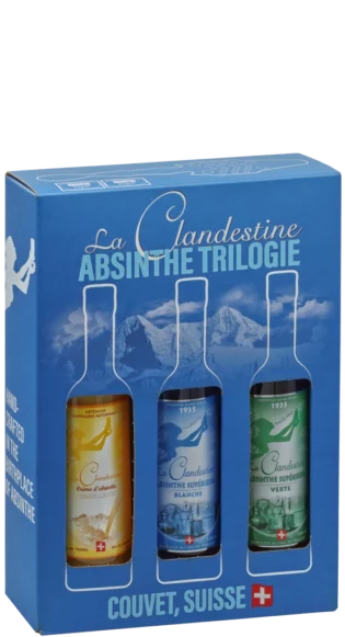 Coffret 3x20CL Trilogie Absinthes + Crème